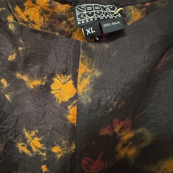 Neeru Kumar Xl Brown and Orange Dress - Picture 3 of 7